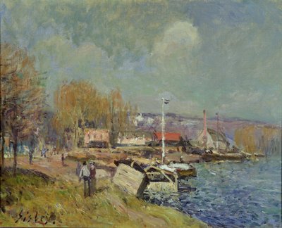 The Seine at Port-Marly, 1877 by Alfred Sisley